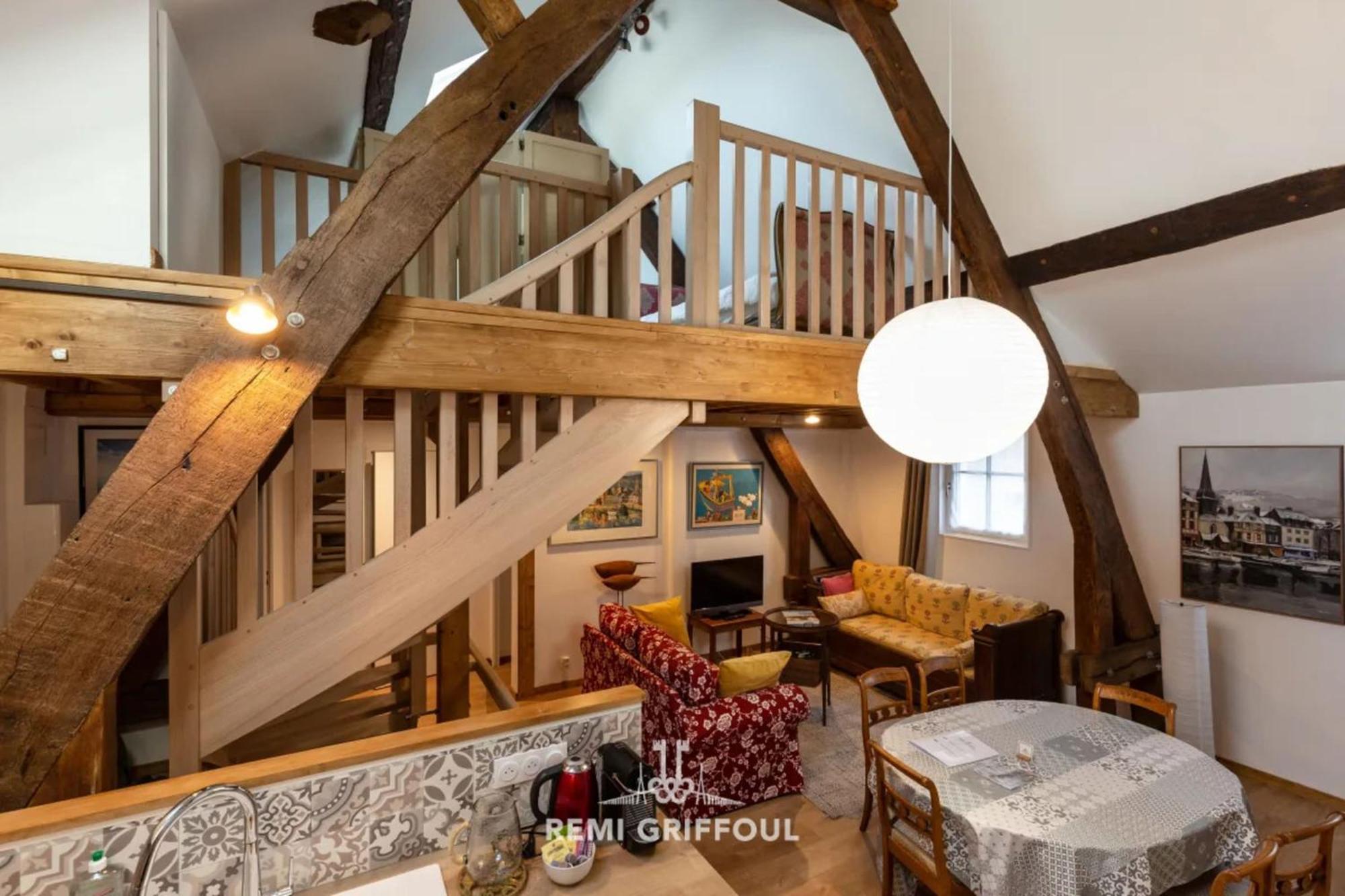 Le Sejour Honfleurais 3 Duplex With Local Charm City Center 4 Guests