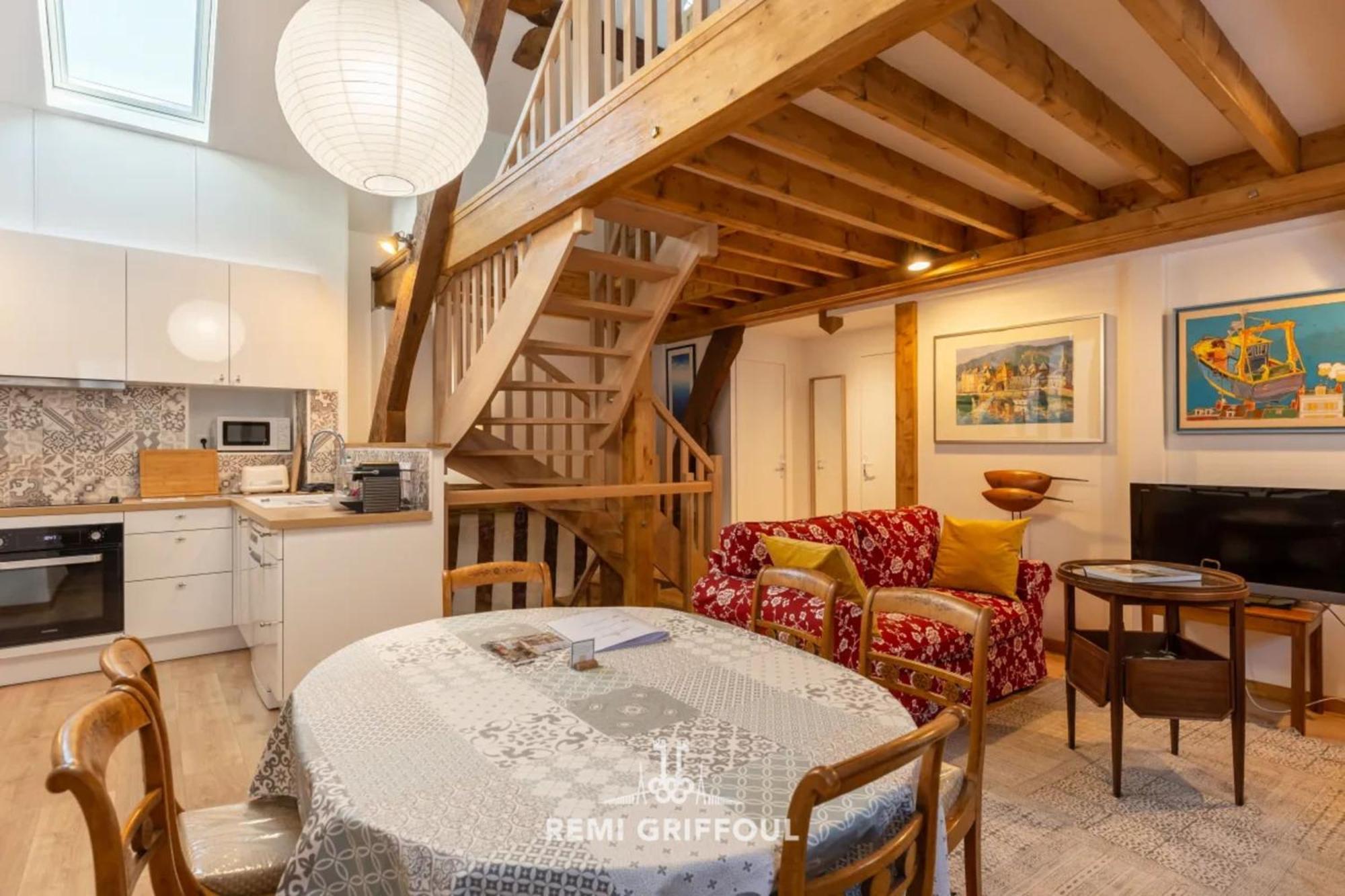 Le Sejour Honfleurais 3 Duplex With Local Charm City Center 4 Guests Apartment